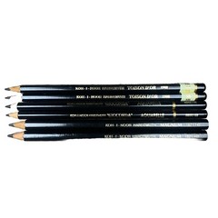 LOT OF 6 Art Pencils HB 3B 4B 6B KOH-I-NOOR HARDTMUTH