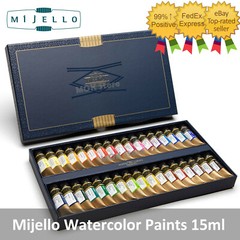 Mijello Mission Gold Class Watercolor Paints 15ml x 34 Colors MWC-1534 -Tracking