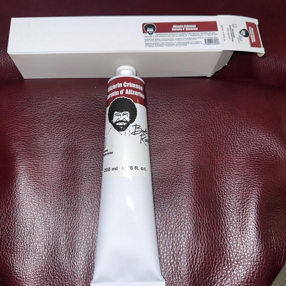 Bob Ross Oil Paint 200ml-Alizarin Crimson 6.76 Fl Oz 750016322 Pack Of 1