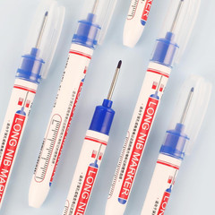15 Pcs Long Marker, 20 Mm Long Head Deep Hole Marker Pens, Fine Nose Tip Deep