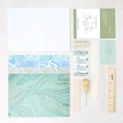 Bookbinding Kit DIY Kit to Create Custom Soft-Cover Notebooks – Includes Mate…
