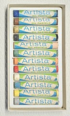 Vintage NOS Artista Oil Pastels No 212 Binney & Smith Co Unused in Box Set of 12