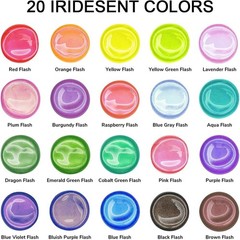 Chameleon Iridescent Acrylics – 8.45oz Bottles for Dynamic Color Shifting