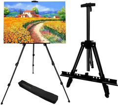Easel Stand for Sign and Painting: Art Portable Adjustable Metal Tripod Easel…