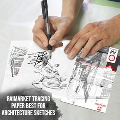 Premium Tracing Paper Pack – 9×12 Inches 100 Sheets Ideal for Drawing Sewing …