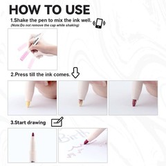 18pcs Outline Shimmering Markers with Metallic for Fun Art Drawing Craft DIY