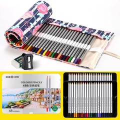 48pc Oil Color Pencil Set – Art Supplies for Kids, Adults, Students & Hobbyists