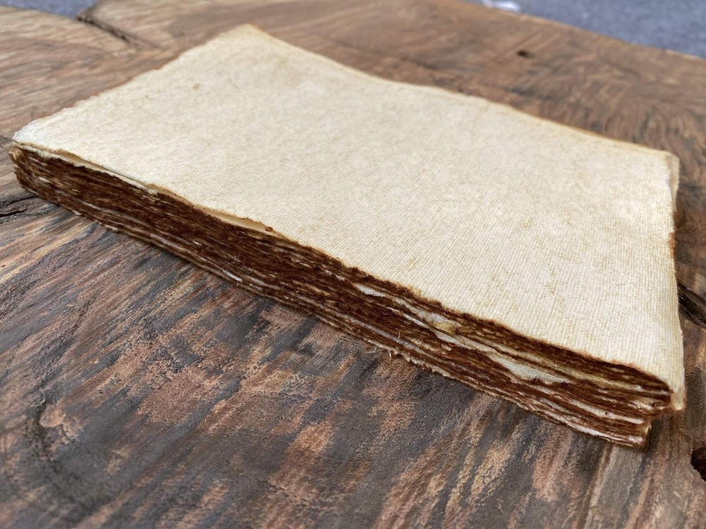 Wanderings Handmade Vintage Deckle Edge Blank Paper 5.8″ x 8.3″ A5 A5 Packa…
