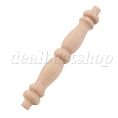 Wood Baluster Spindle Replacement 5.51″ x 0.79″ for Furniture Miniature