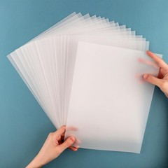 Vellum Paper,150 Pack Frosted Smooth Vellum Paper Sheets,8.5x11inch 93GSM Tra…