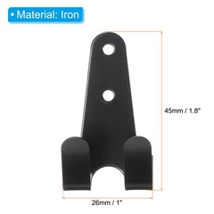 Air Brush Holder 2Pcs, Wall Mounted Air Brush Stand Spray Gun Hook Iron Bracket