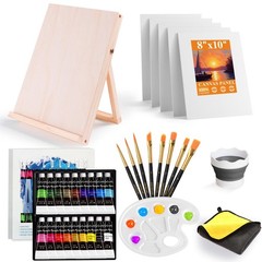 Paint Set, Acrylic Paint Set for Kids & Adults – Painting Supplies with18 Acr…