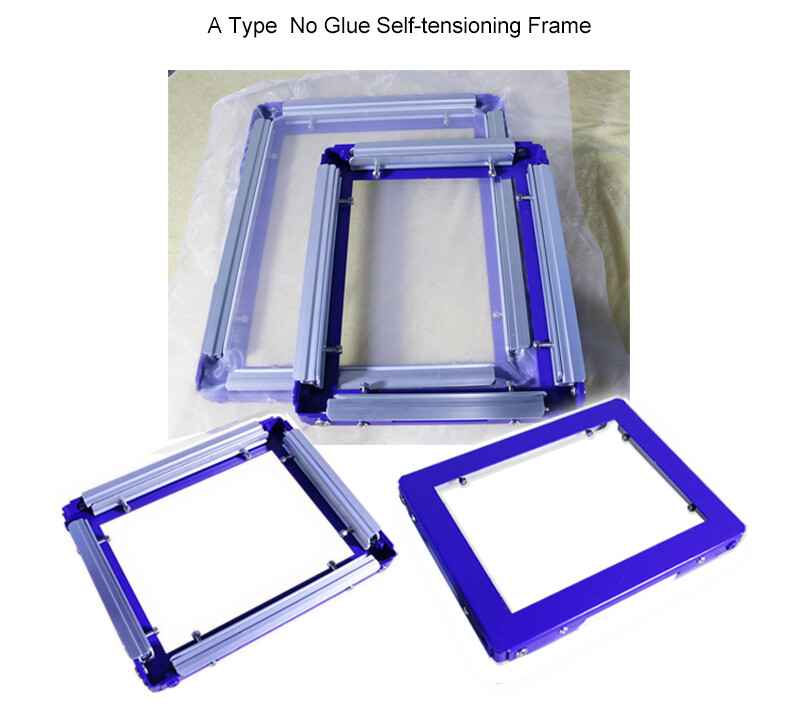 Various Screen Printing Self-tensioning Frame 7*9/9*12/12*16/16*20 Size DIY