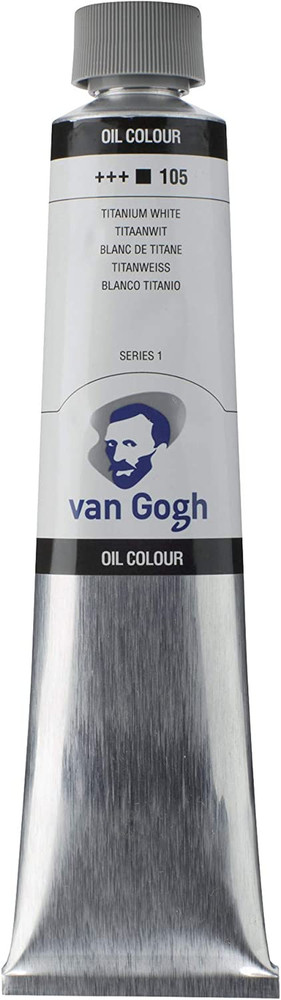 Van Gogh Oil Color Paint 200ml Tube Titanium White 105