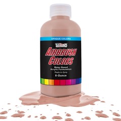 US Art Supply 8-Ounce Opaque Light Tan Airbrush Paint
