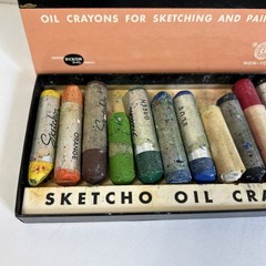 Sketcho Oil Crayons For Sketching And Painting 12 Crayons 1166-12