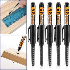 10 Pcs Deep Reach Markers Long Head Deep Hole Marker Pens 45Mm Long Nose Marker
