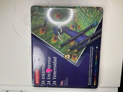 Derwent Inktense Ink Pencils Metal Tin 24 Count art crafts SEALED