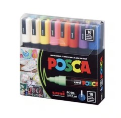 POSCA MARKER LOT 5M-3M-24 MARKERS 2 PACKS W/FREE GIFT + FREE SHIPPING!
