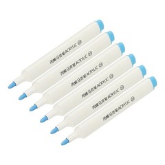 Acrylic Paint Marker Pens 6Pcs Acrylic Paint Pens Art Marker Pen Sky Blue