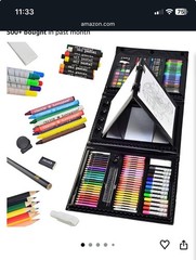 Sunnyglade 185pc PVC Art Set