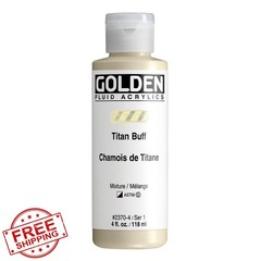 GOLDEN Fluid Acrylics Titan Buff 4 fl. oz.