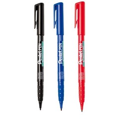 Pentel NMS50 Fine Permanent Marker 2mm Tip Writes a 1mm Line