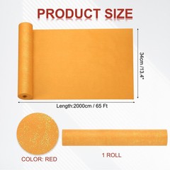 Xuan Paper Roll, 65Ft x 13.4 Inch Rice Paper Chinese Calligraphy Paper, Yellow