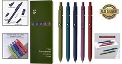 Stylish 0.5mm Black Gel Pens with Soft Grip – 5 Pcs for Journaling & Note-Taking