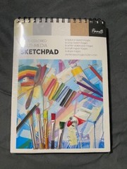 pennelli sketch pad 11.5×8.25 in 80 pages (5 color x16) same picture