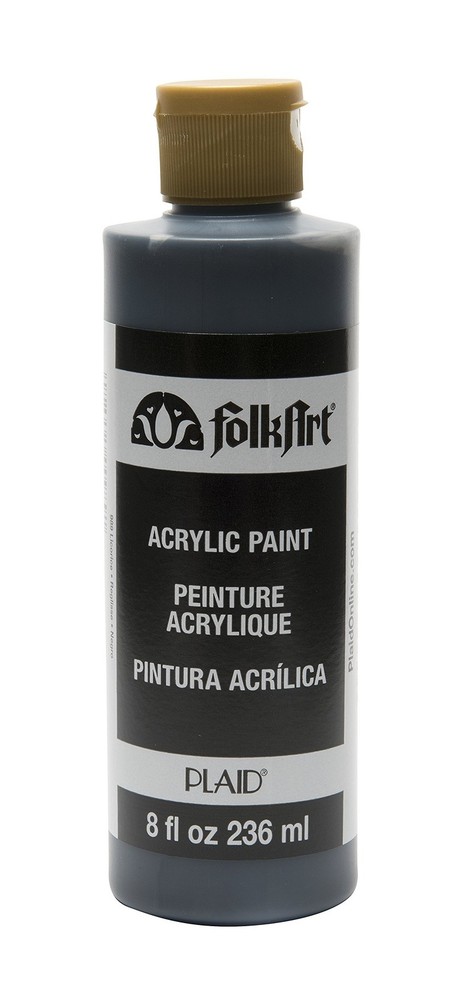 8oz Licorice Acrylic Paint for Artists Crafts Canvas School Assorted Colors