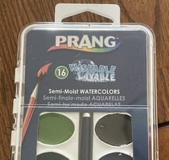 🌷NEW Prang Washable Watercolor Paint Set, 16 Assorted Colors with Brush