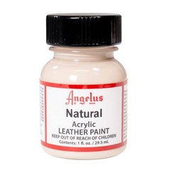 Angelus Acrylic Leather Paint, 1 Fl Oz Pack of 1, Natural