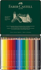 Faber-Castell 24-Pieces Albrecht Durer Artist Watercolor Pencils in Metal Tin