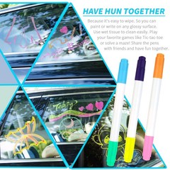 Dual Sided Neon Pens For Light Up LED Board, Neon Markers Applicable For Draw…