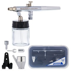 S68 Multi-Purpose DUAL-ACTION AIRBRUSH SET KIT Auto Paint Hobby Cake Tattoo Nail
