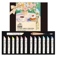 Pastel Colors Oil Paint Stick – Set of 12 Large Muted Colors, 1.25 Oz/37ml, S…