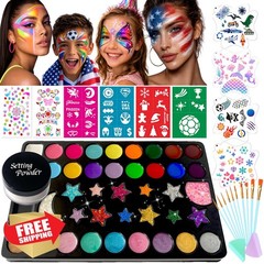 ONEYTRE Oil-40 Colors Kit Setting Powder Face Paint