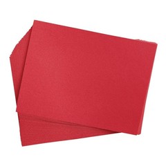 Colorations 9″ x 12″ Mediumweight Holiday Red Construction Paper – 50