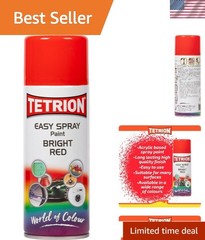 Acrylic Based 400ml Spray Paint – Bright Red, Waterproof & Long Lasting Finish