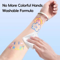 AngelMark Acrylic Paint Marker Soft Brush Pen Waterproof Art 70 Colors