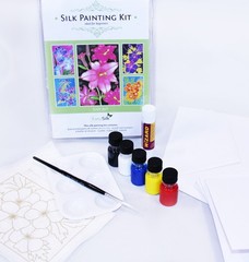 Silkcraft™ Silk Painting: Cardmaking kit- Lily- Makes 5 beautiful Cards