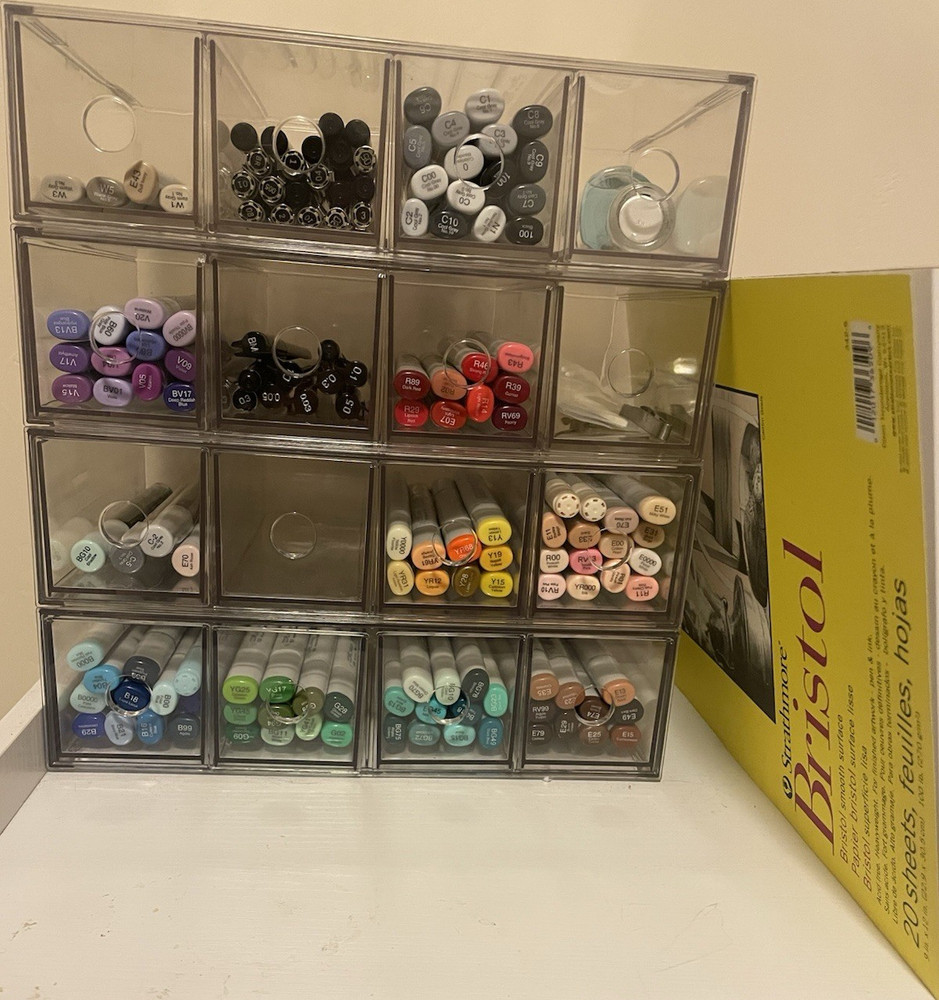 Copic Sketch Markers Multicolor Assorted Collection with Accessories