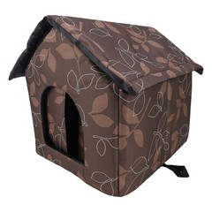 Outdoor Cat House Cloth Weather Proof Insulated Pet Shelter Dog House