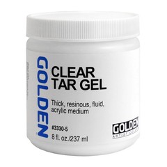 8 Fl Oz Professional Clear Tar Gel Transparent Acrylic Medium Paint Jar