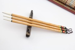 S M L “SANTU”Beginner Water Ink Chinese Painting Sumi-e Calligraphy Brush 特制大白云