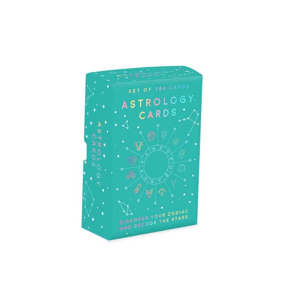 Gift Republic 100 Astrology Cards -guides you through how to read your astrology