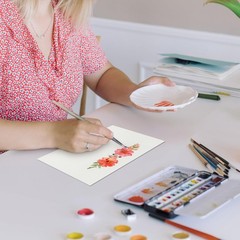 30 Pack Blank Watercolor Cards 5”x7”, 140lb/300gsm 100% Cotton Acid-Free Heav…