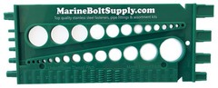 Nut, Bolt & Screw Gauge (Standard & Metric) (Coarse & Fine) Diameter, Length …