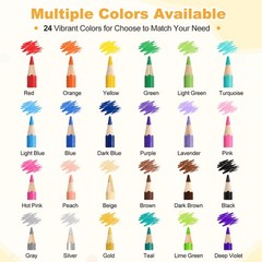 50Pcs Mini Colored Pencils 3.5 Inch Coloring Pencils with Extender, Rose Red